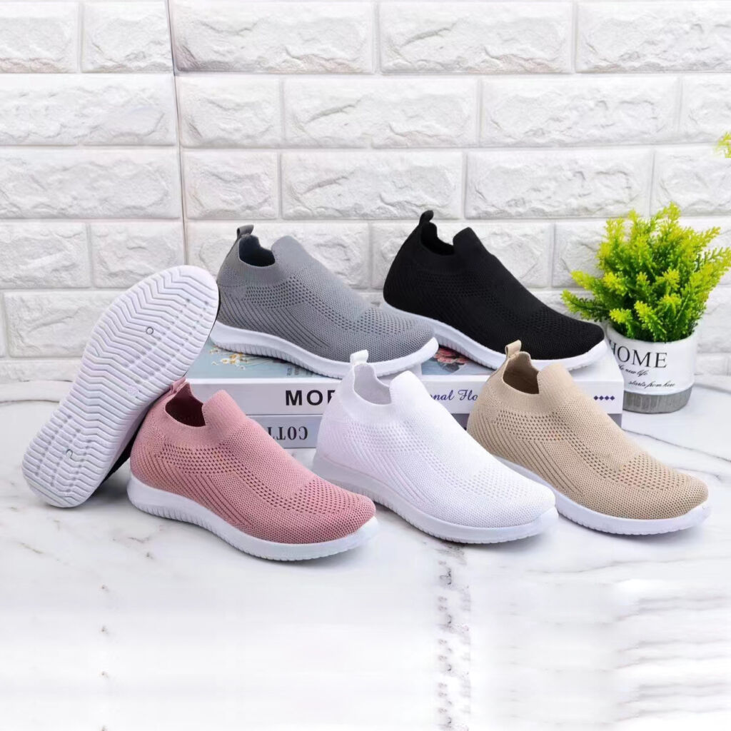 White Ladies Walking Shoe